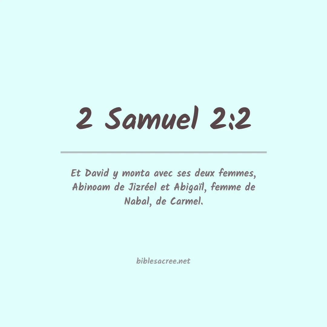 2 Samuel - 2:2