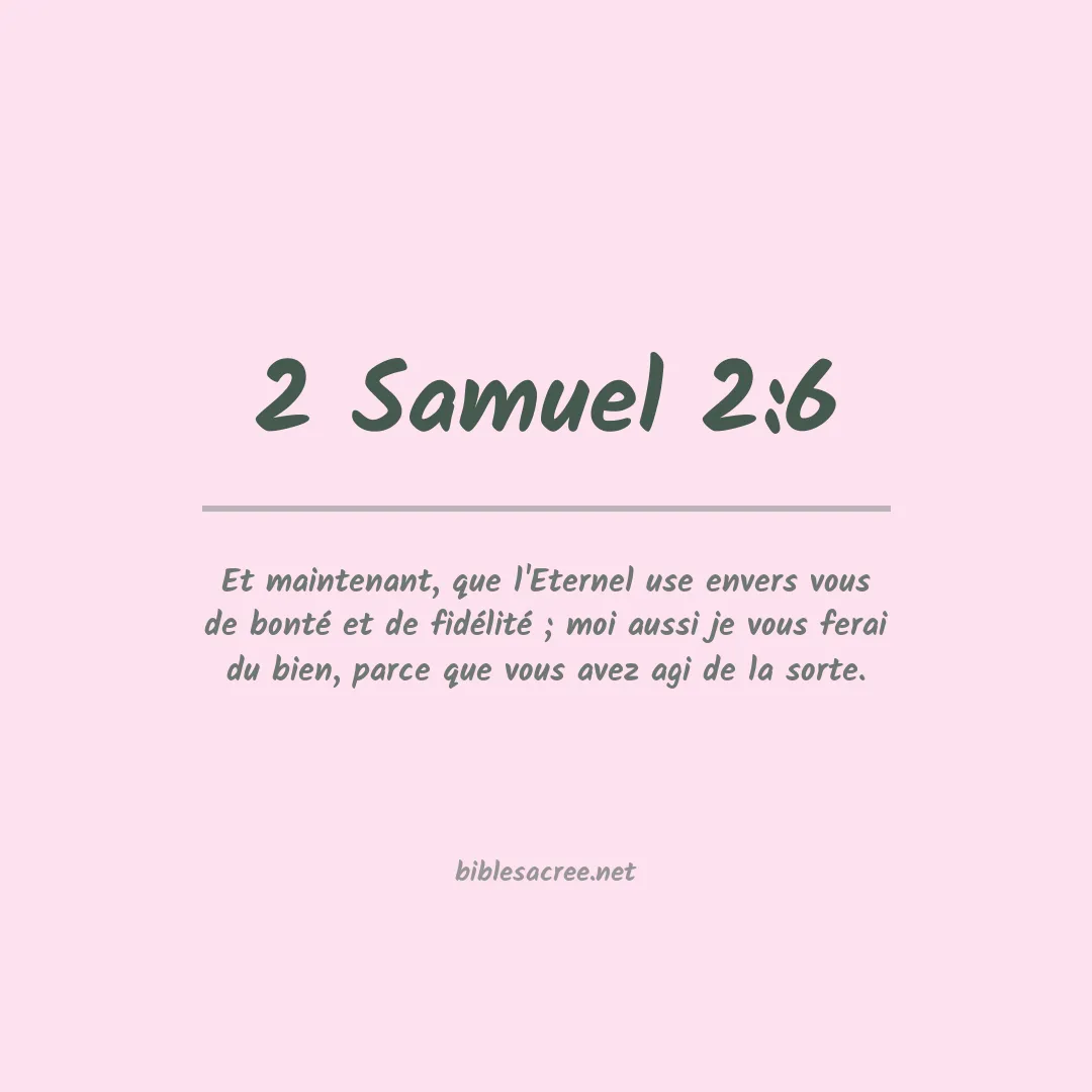 2 Samuel - 2:6