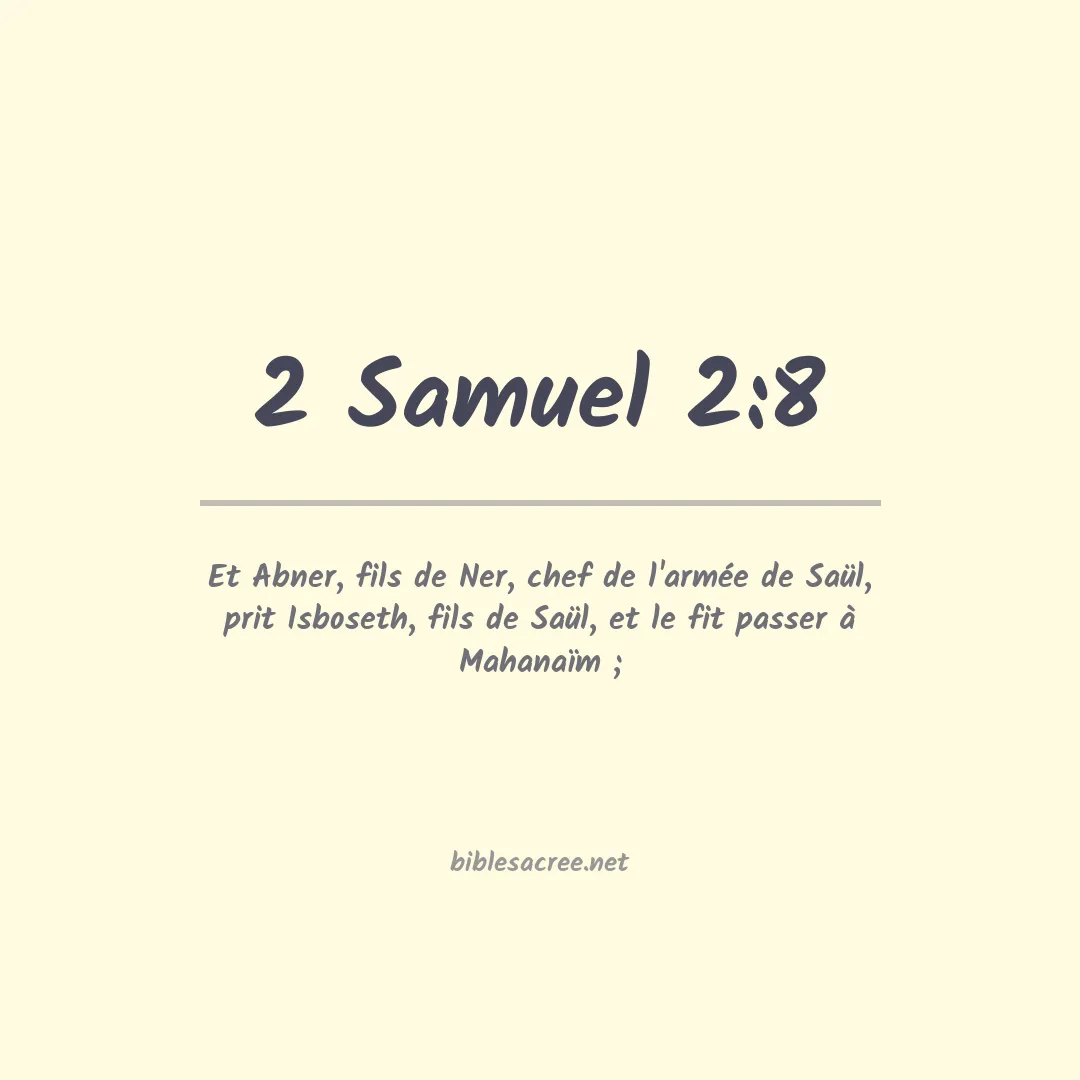 2 Samuel - 2:8
