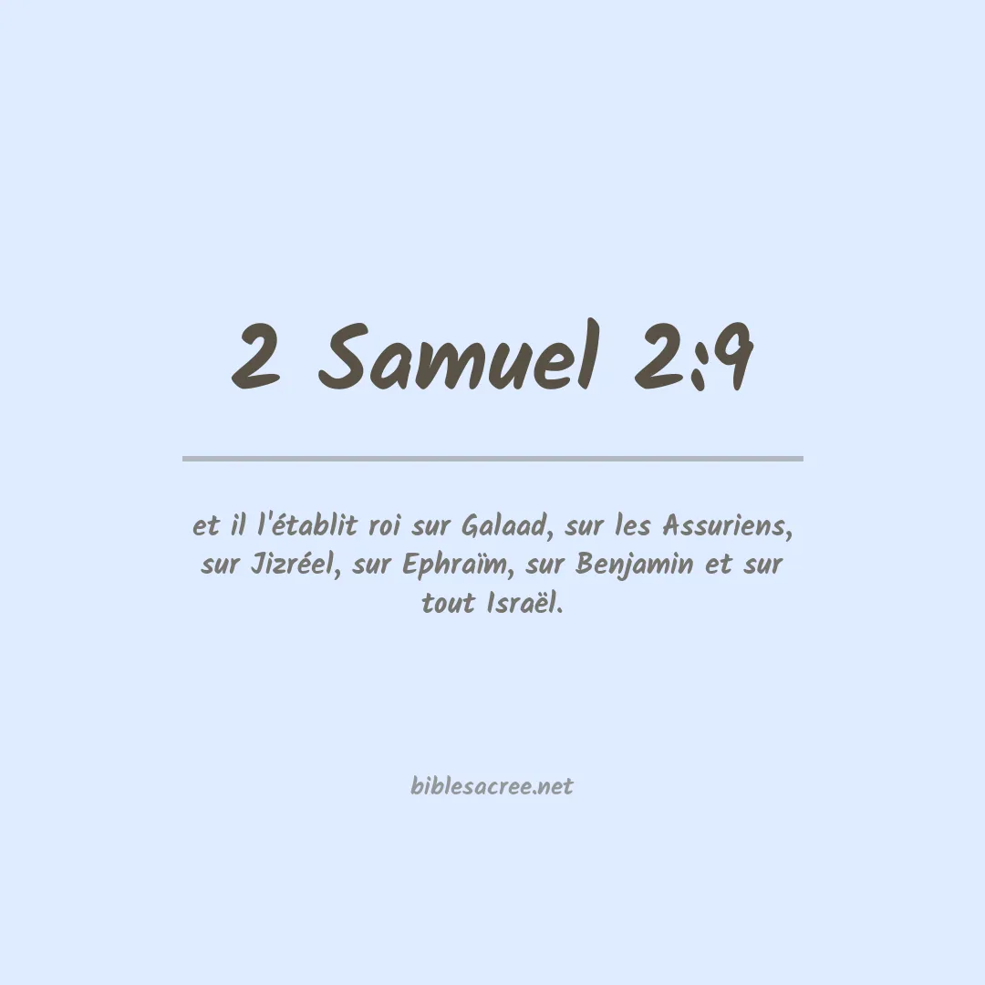 2 Samuel - 2:9