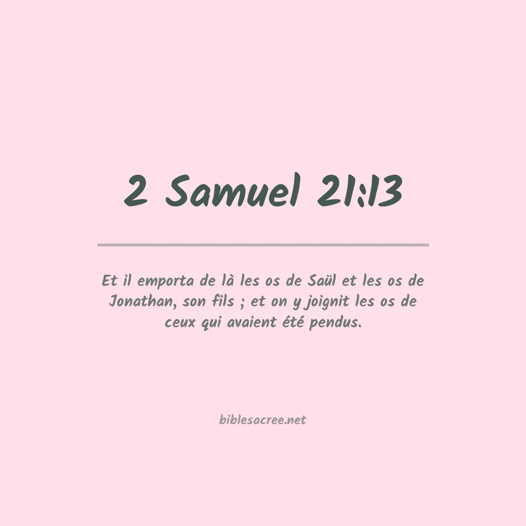 2 Samuel - 21:13
