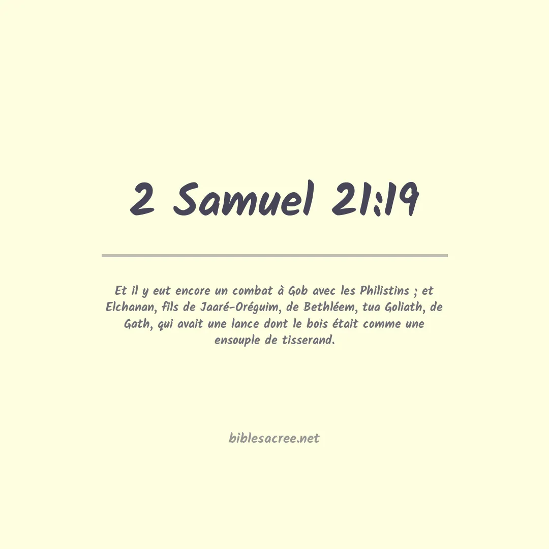 2 Samuel - 21:19