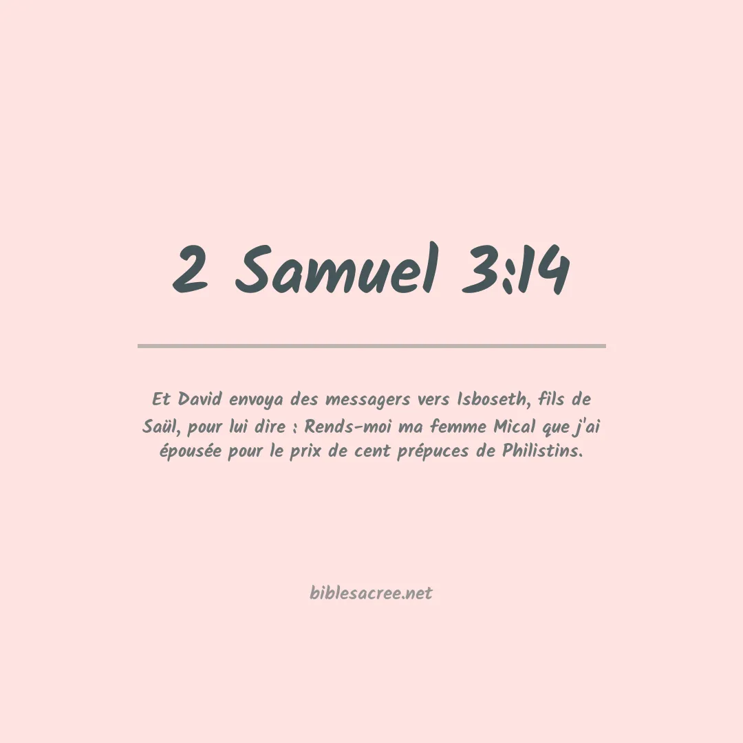 2 Samuel - 3:14