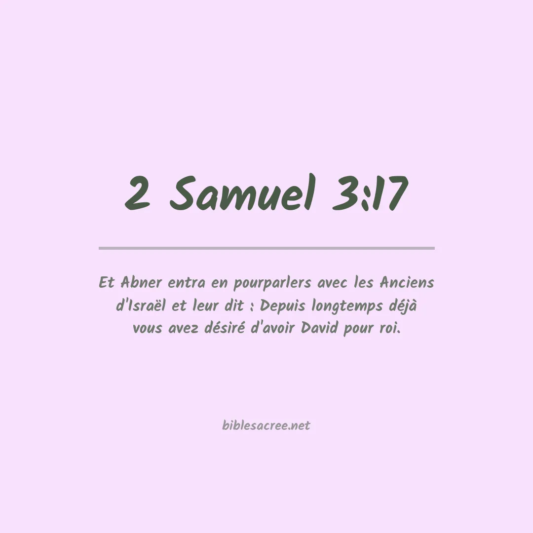 2 Samuel - 3:17