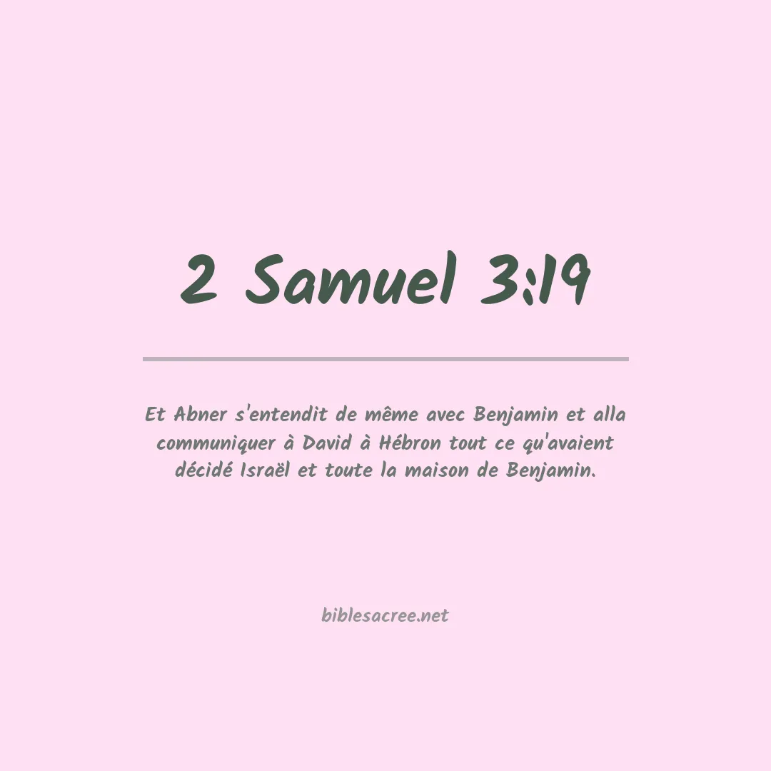 2 Samuel - 3:19