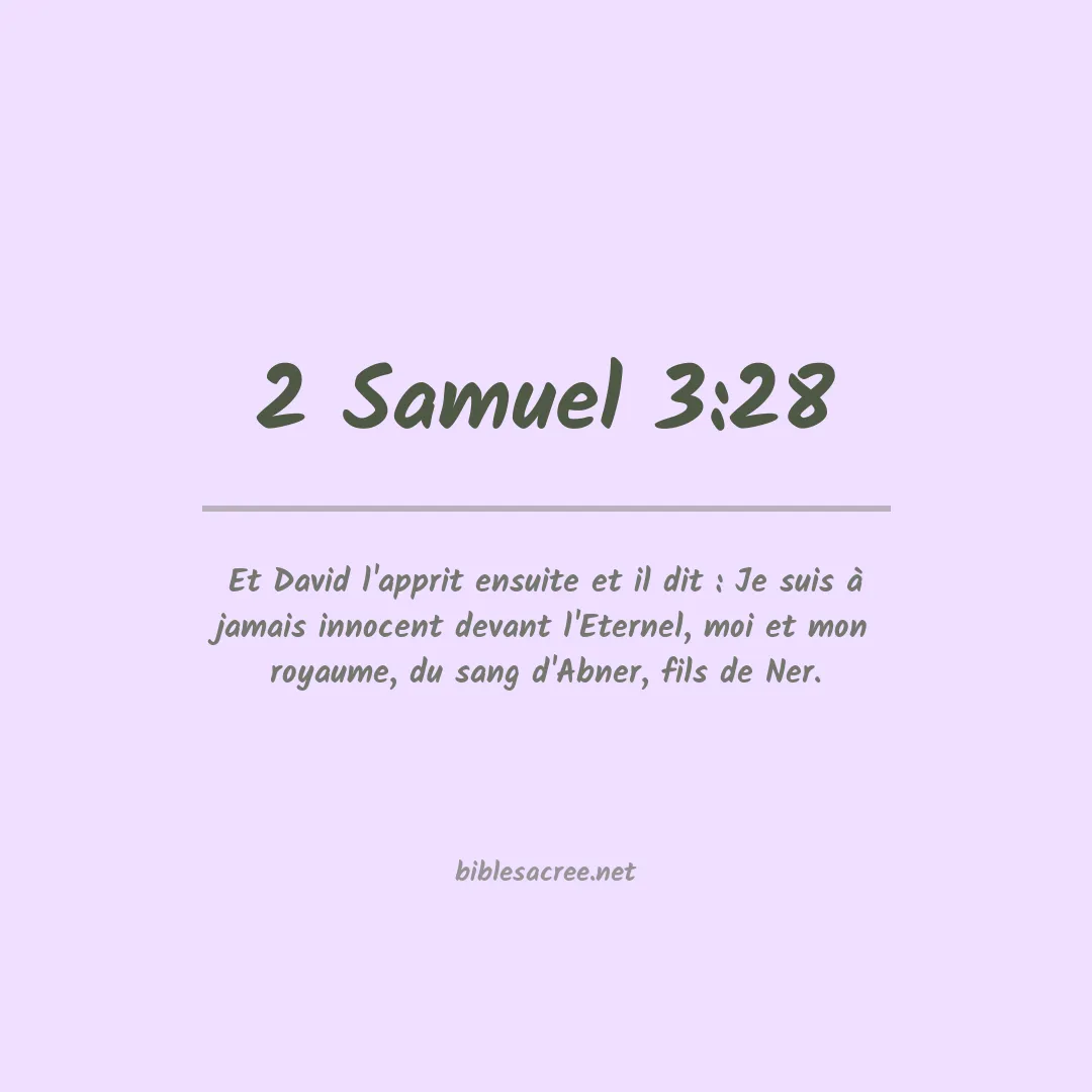 2 Samuel - 3:28