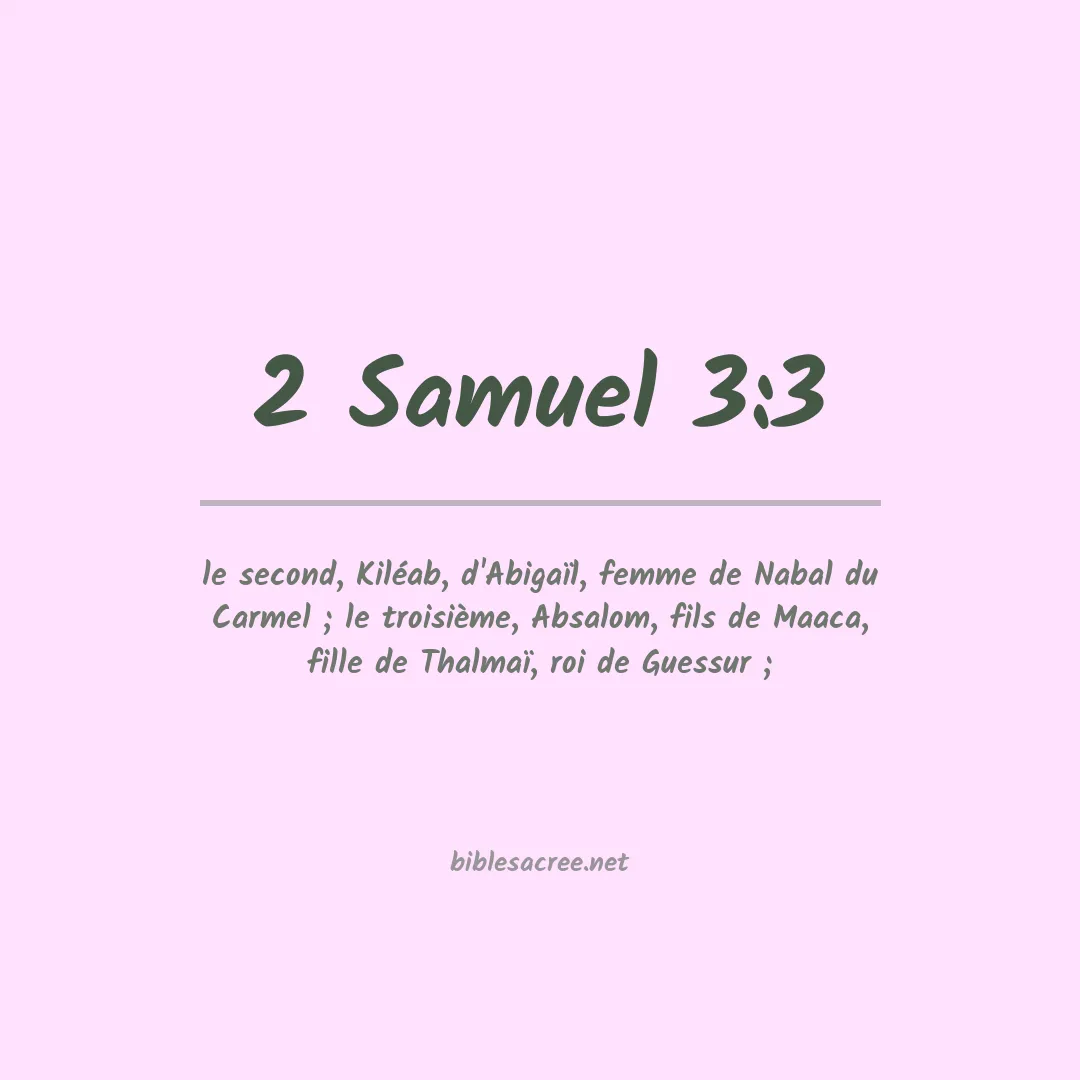 2 Samuel - 3:3