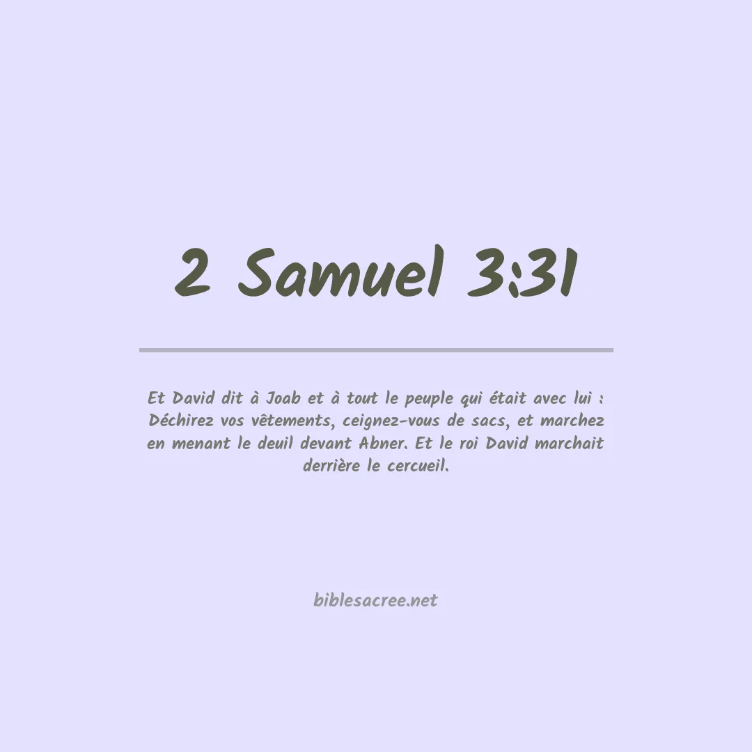 2 Samuel - 3:31