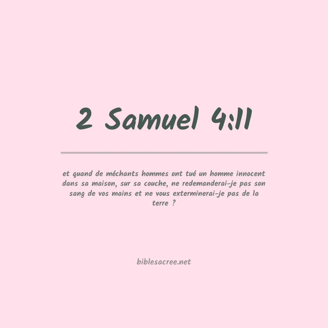 2 Samuel - 4:11