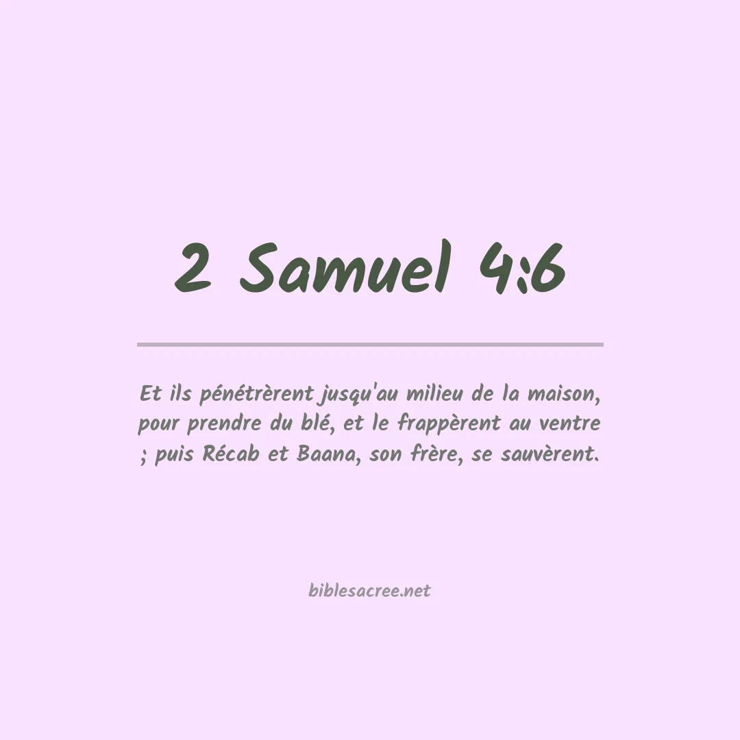 2 Samuel - 4:6