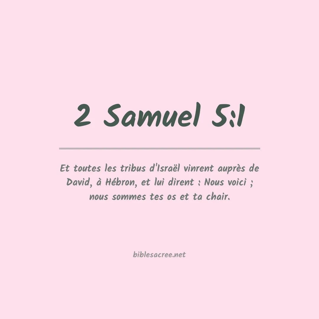 2 Samuel - 5:1