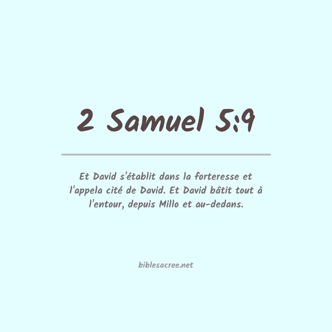 2 Samuel - 5:9