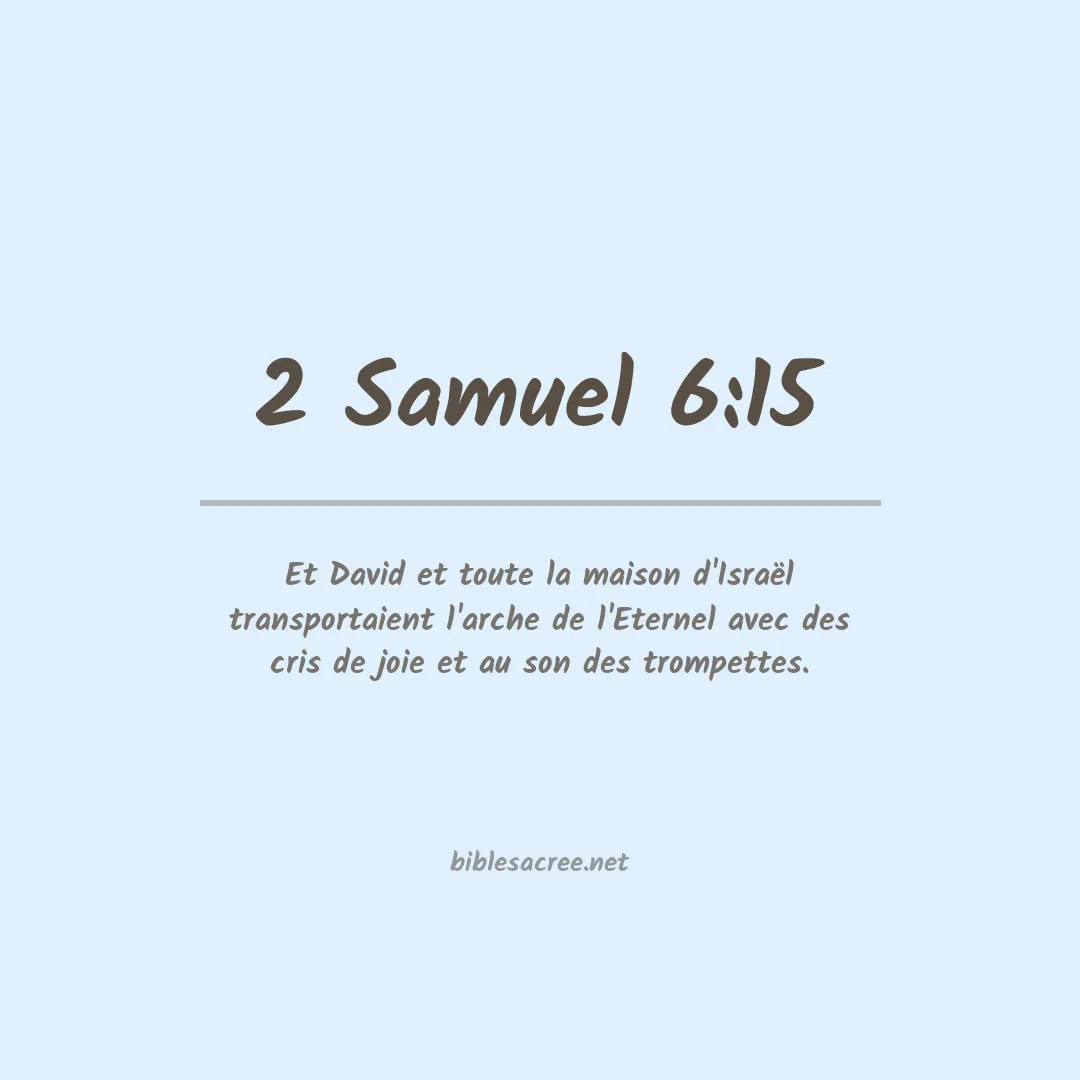 2 Samuel - 6:15