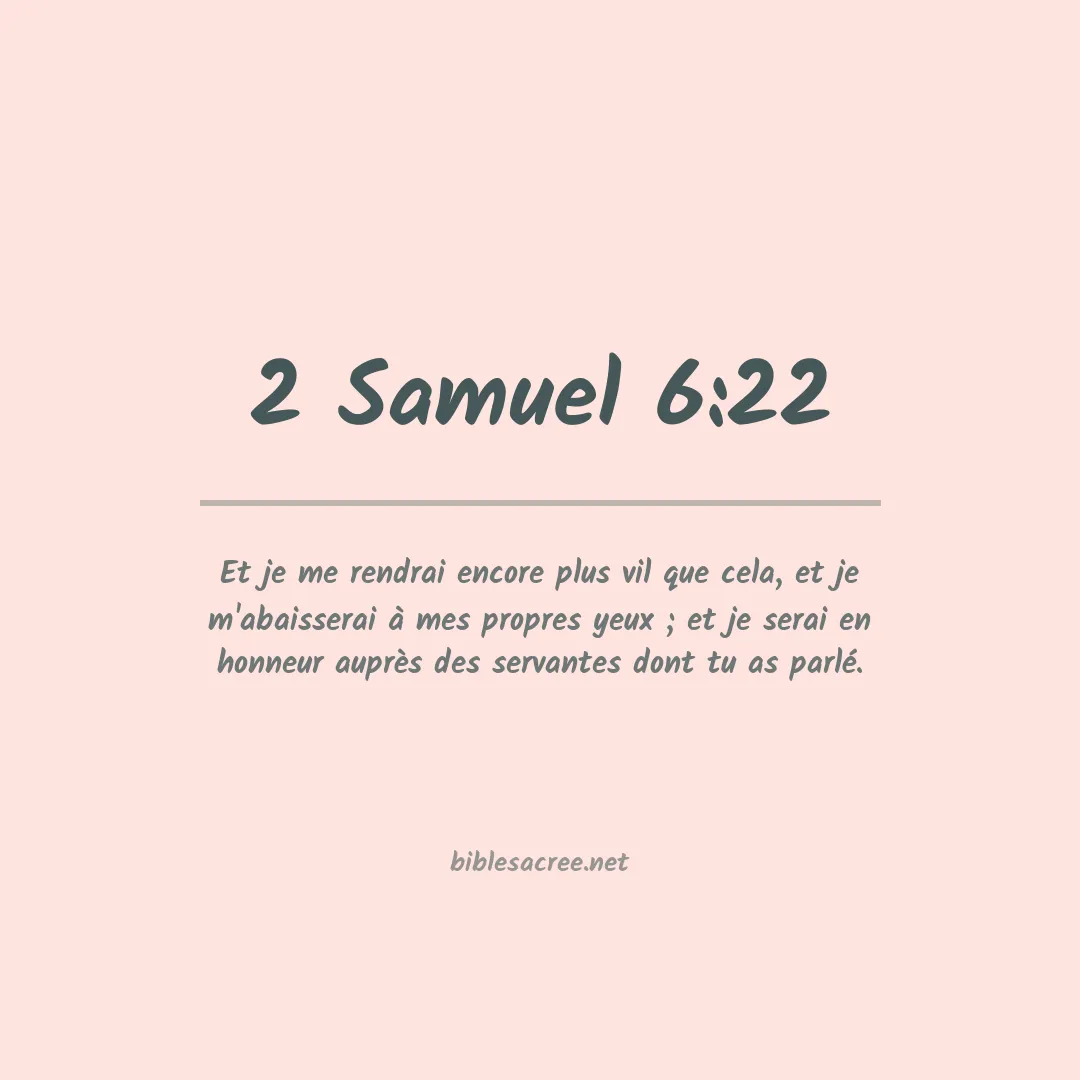 2 Samuel - 6:22