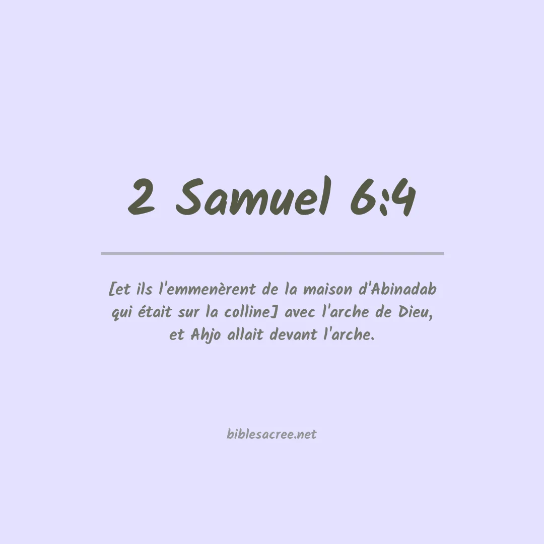 2 Samuel - 6:4