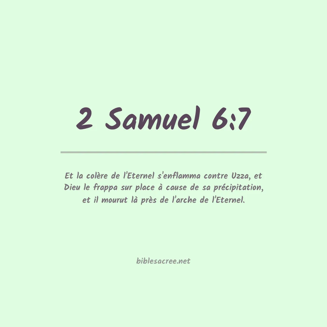 2 Samuel - 6:7