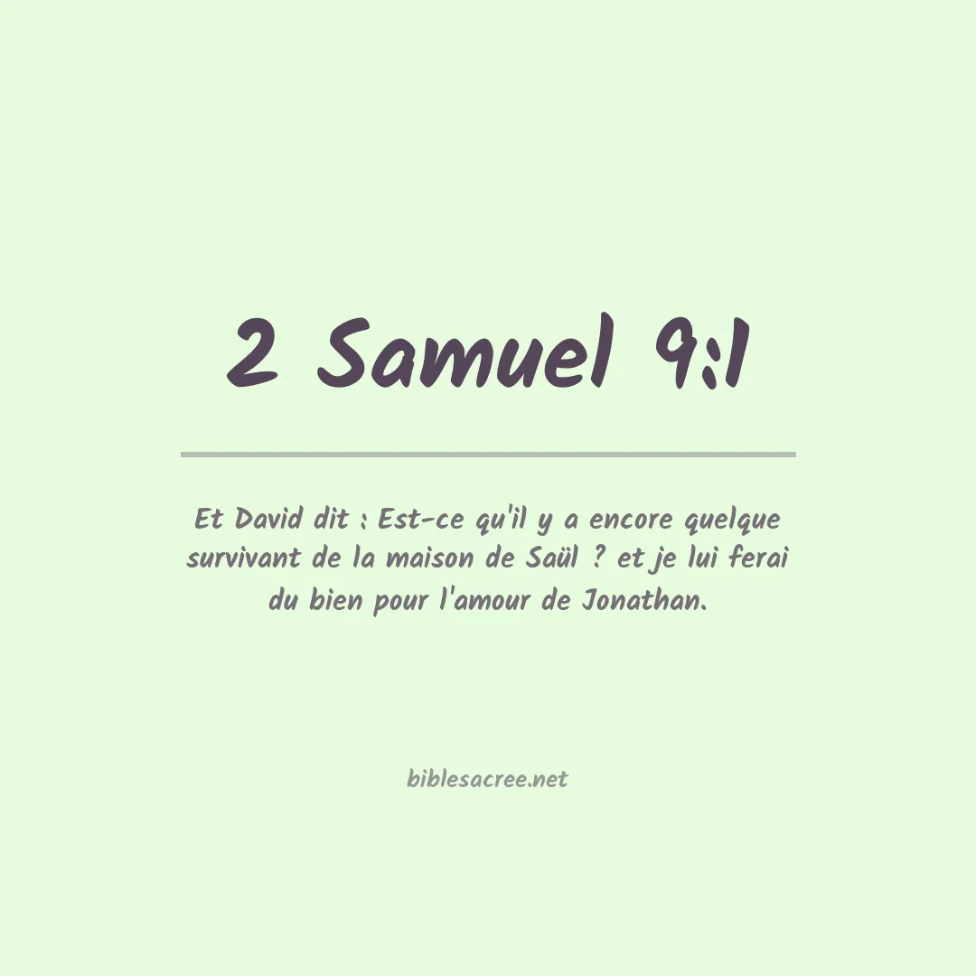 2 Samuel - 9:1