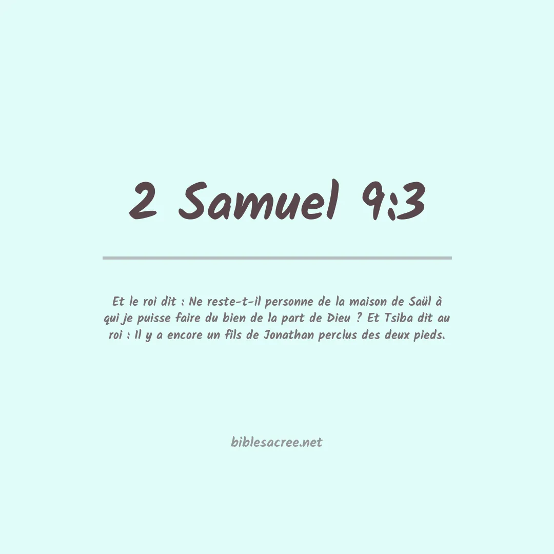 2 Samuel - 9:3