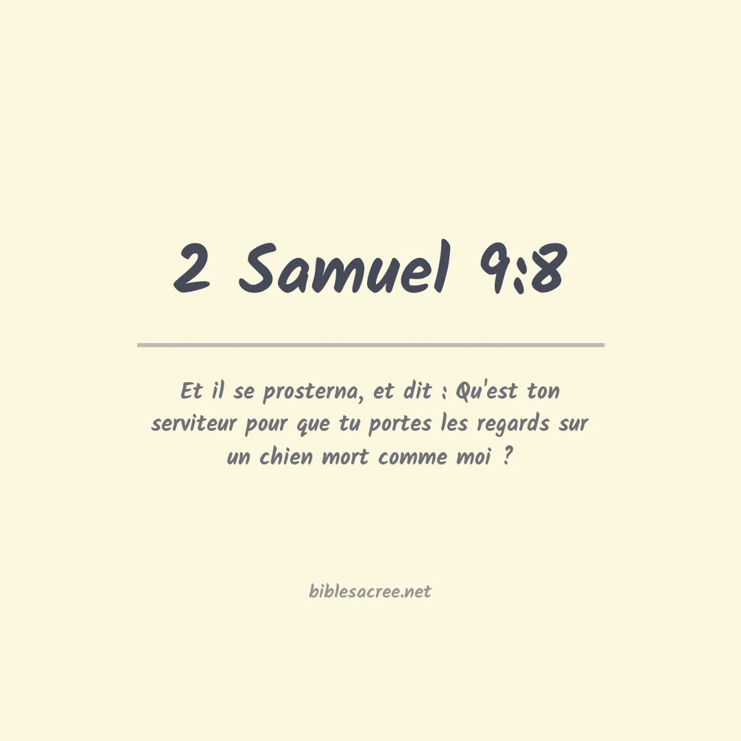 2 Samuel - 9:8