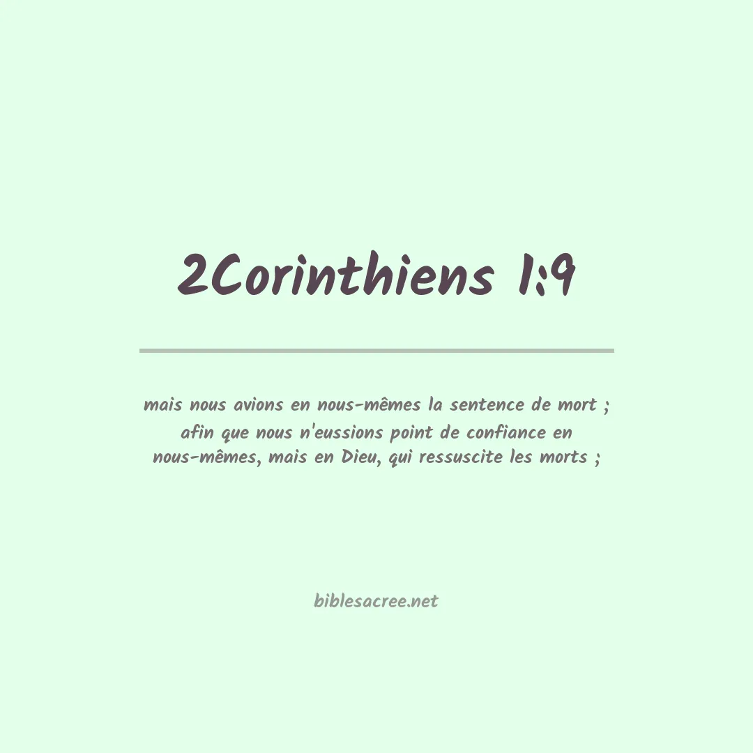 2Corinthiens - 1:9