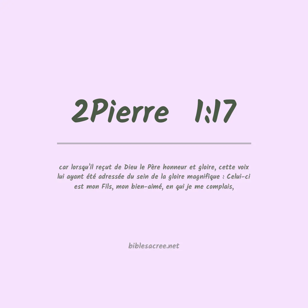 2Pierre  - 1:17