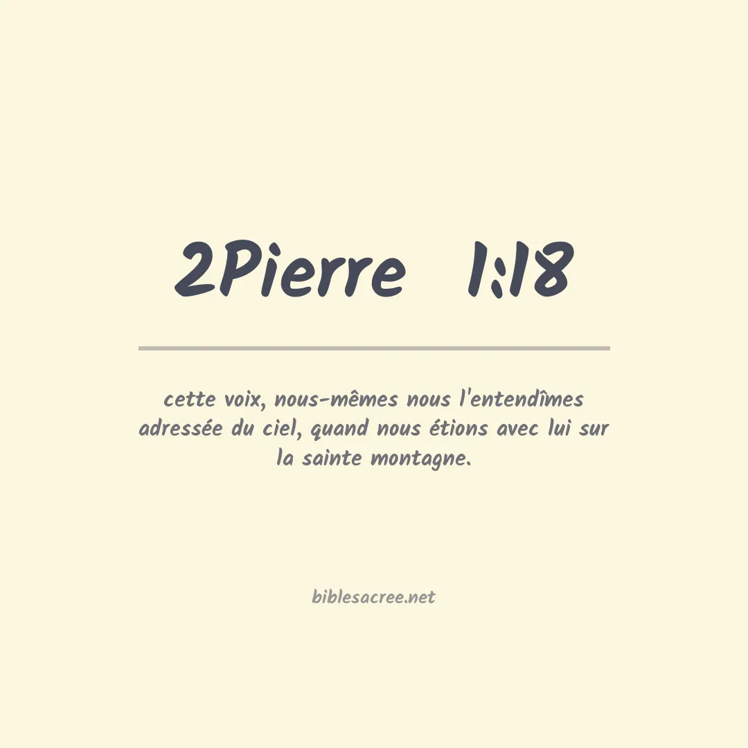 2Pierre  - 1:18
