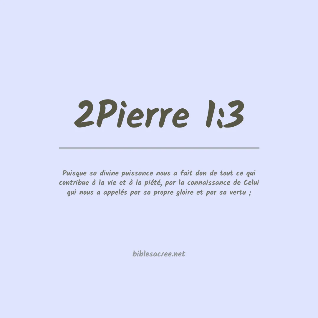 2Pierre - 1:3
