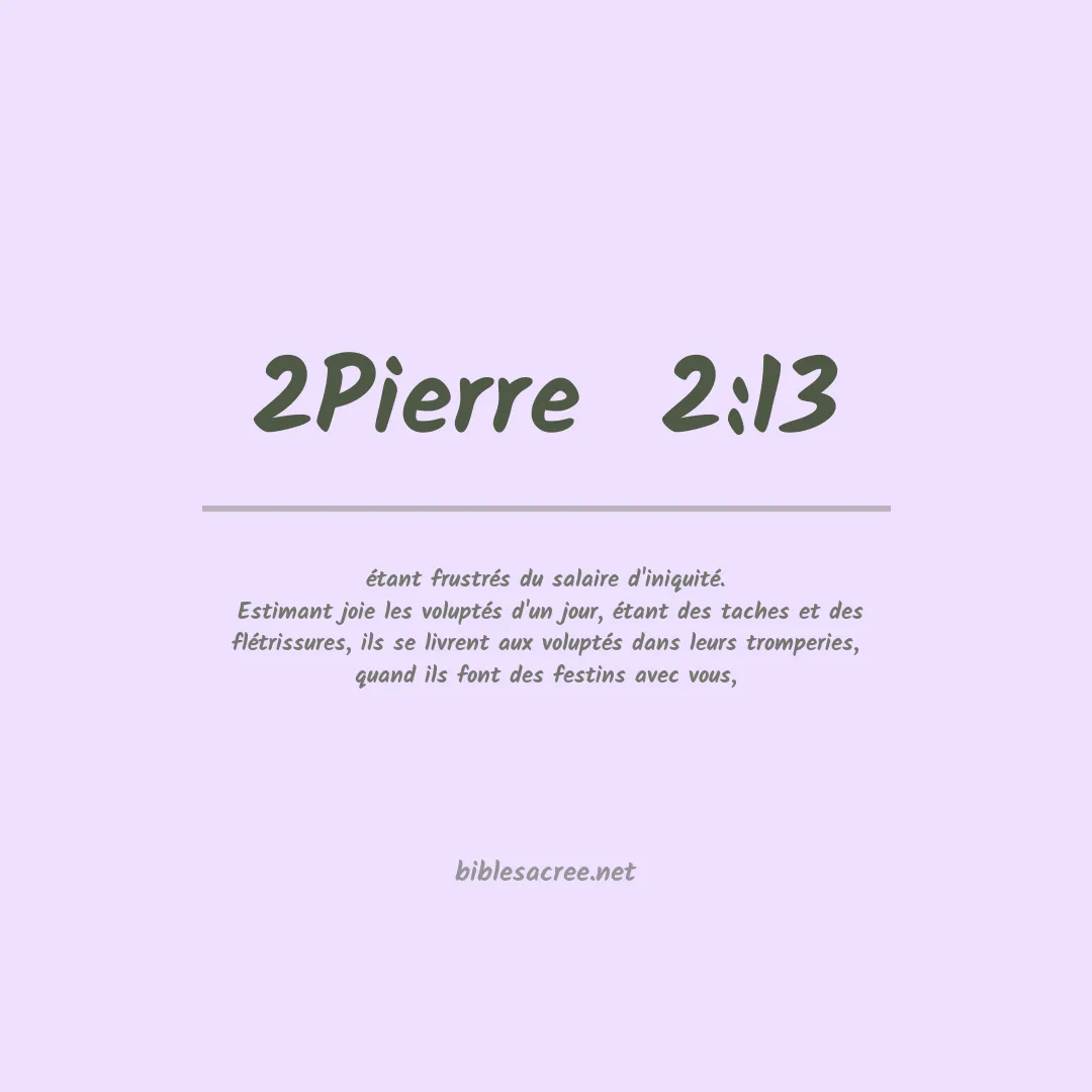 2Pierre  - 2:13