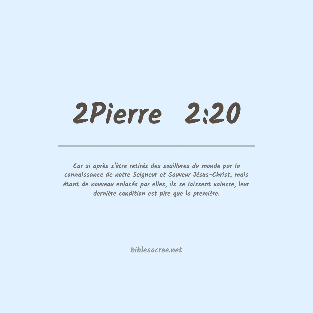 2Pierre  - 2:20