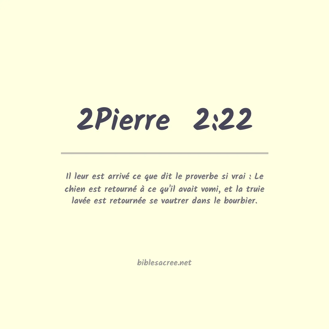 2Pierre  - 2:22
