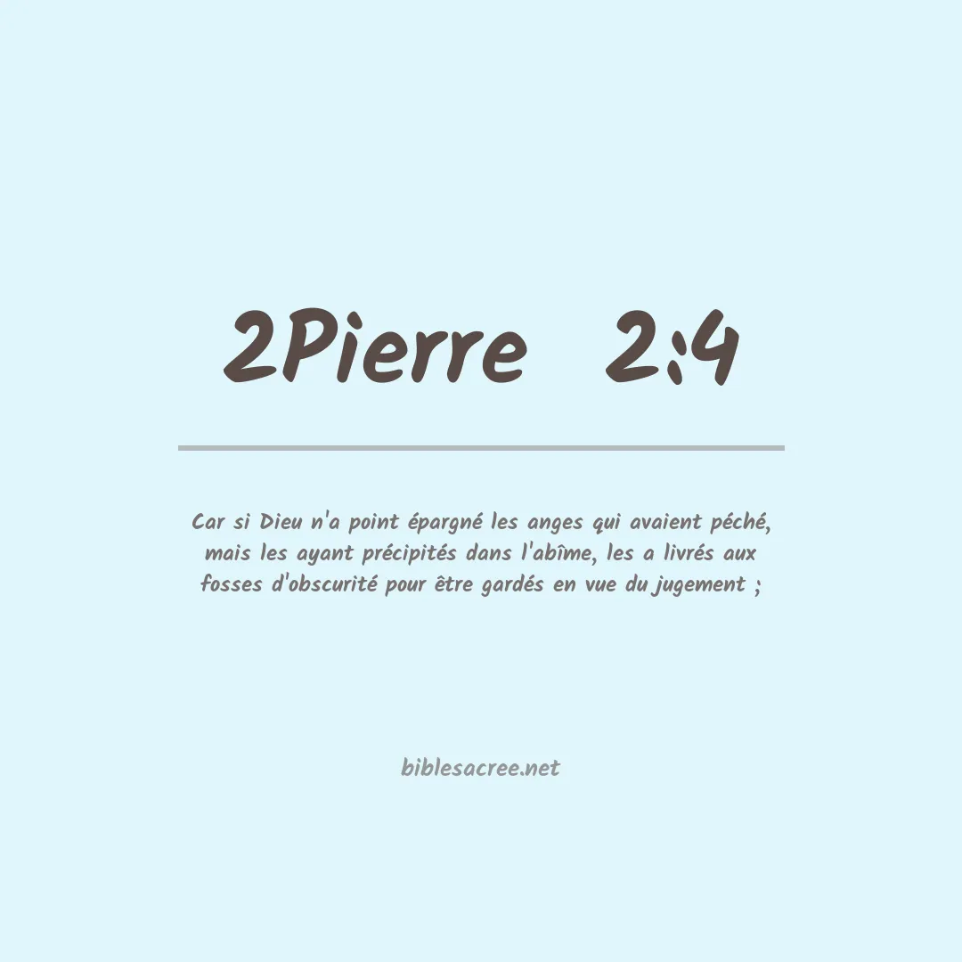 2Pierre  - 2:4