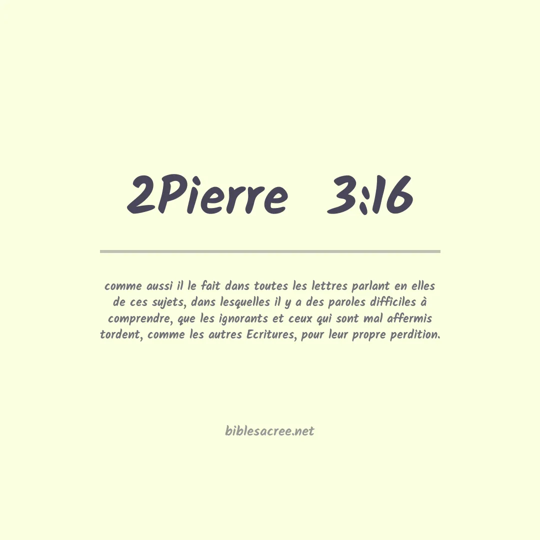 2Pierre  - 3:16