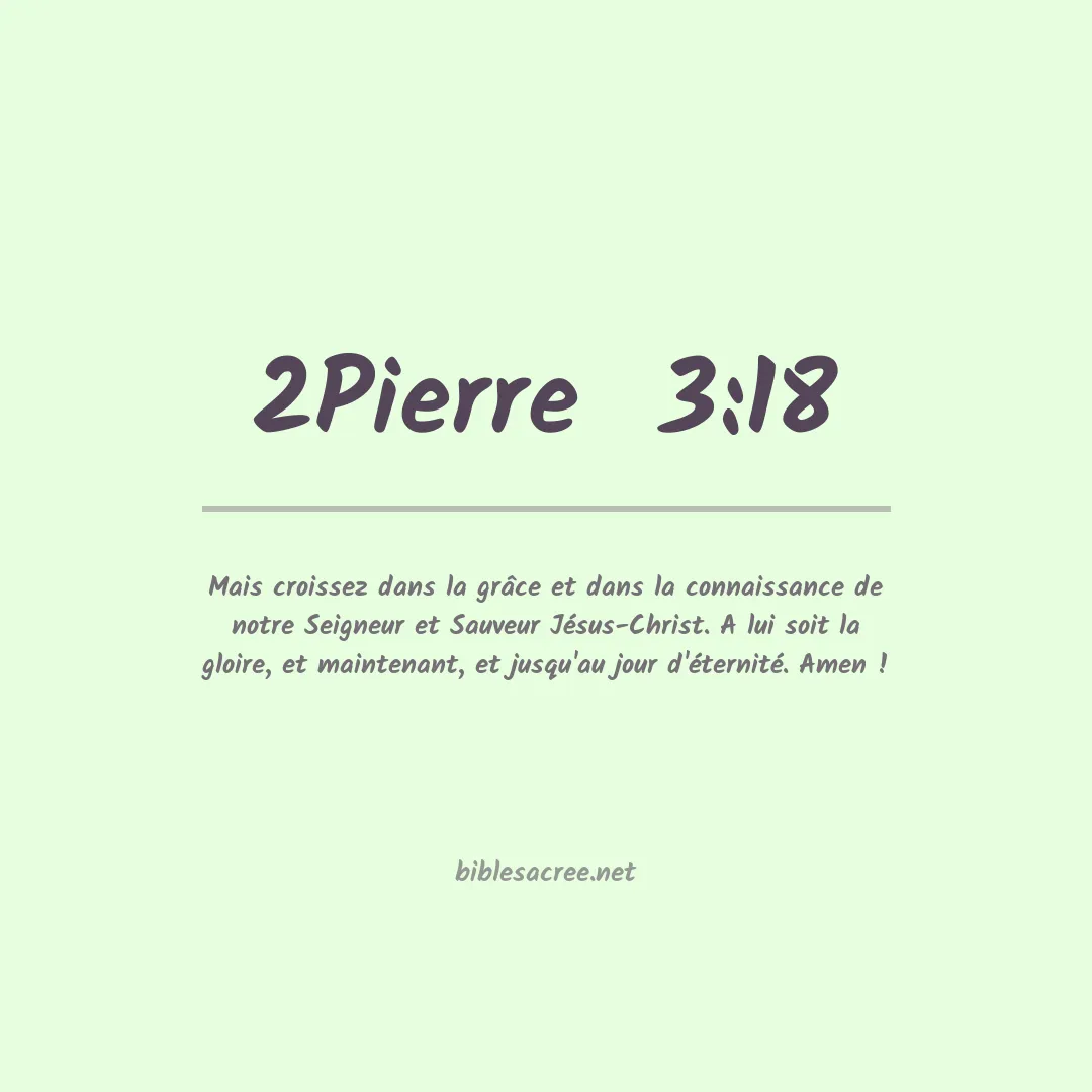 2Pierre  - 3:18