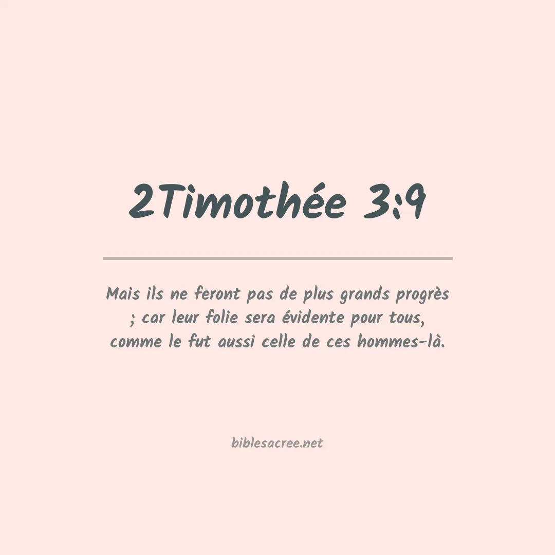 2Timothée - 3:9