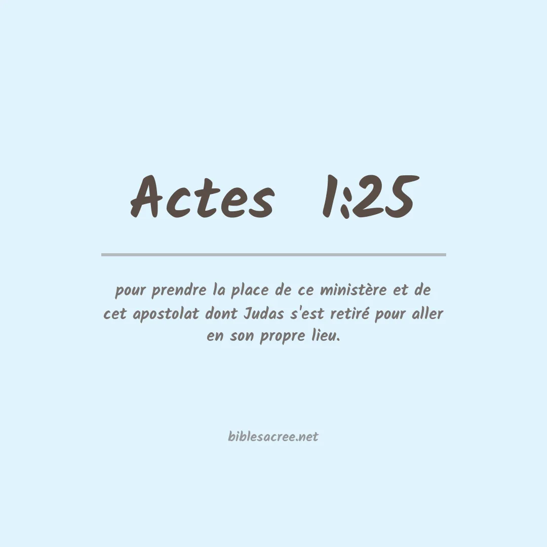 Actes  - 1:25