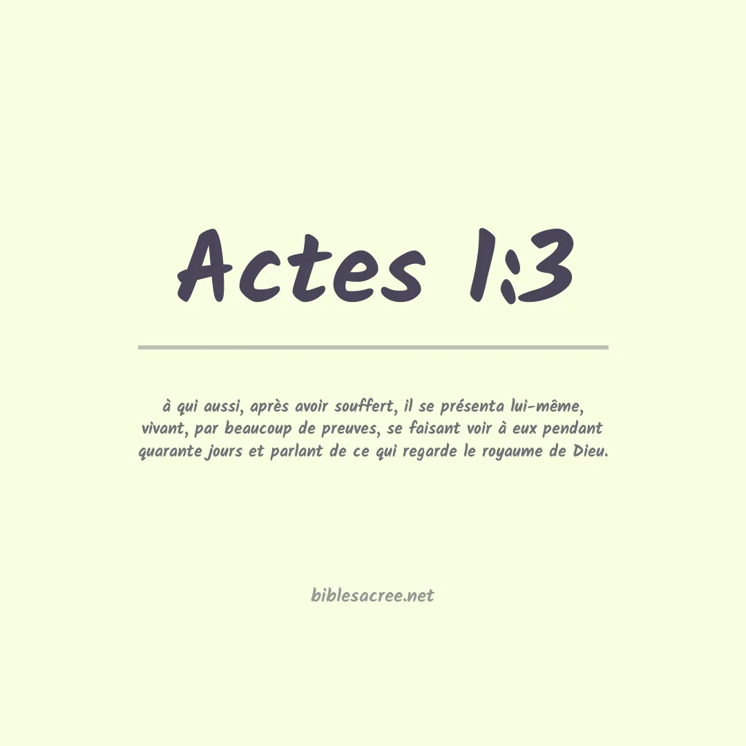 Actes - 1:3