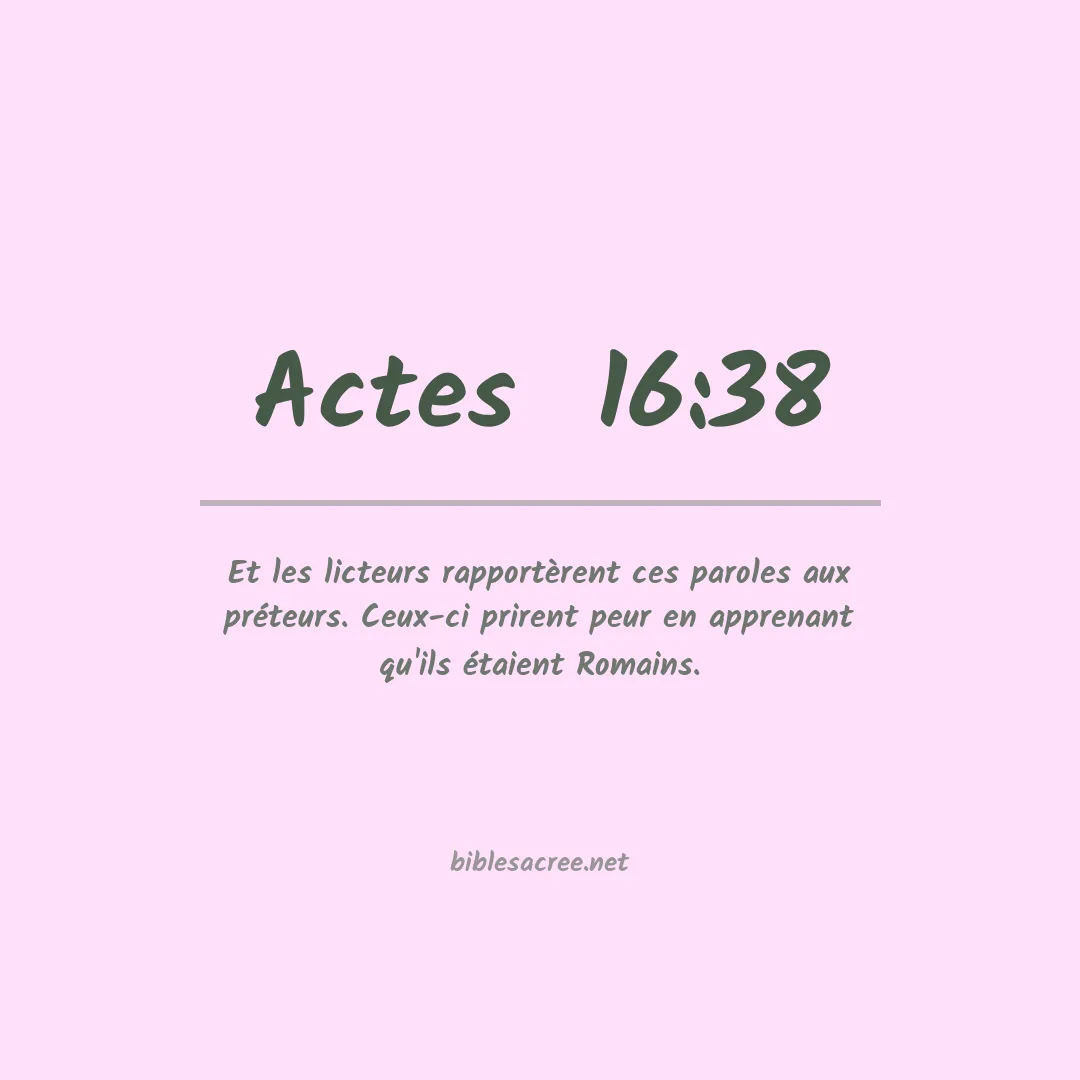 Actes  - 16:38