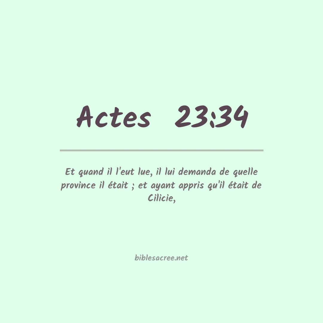 Actes  - 23:34