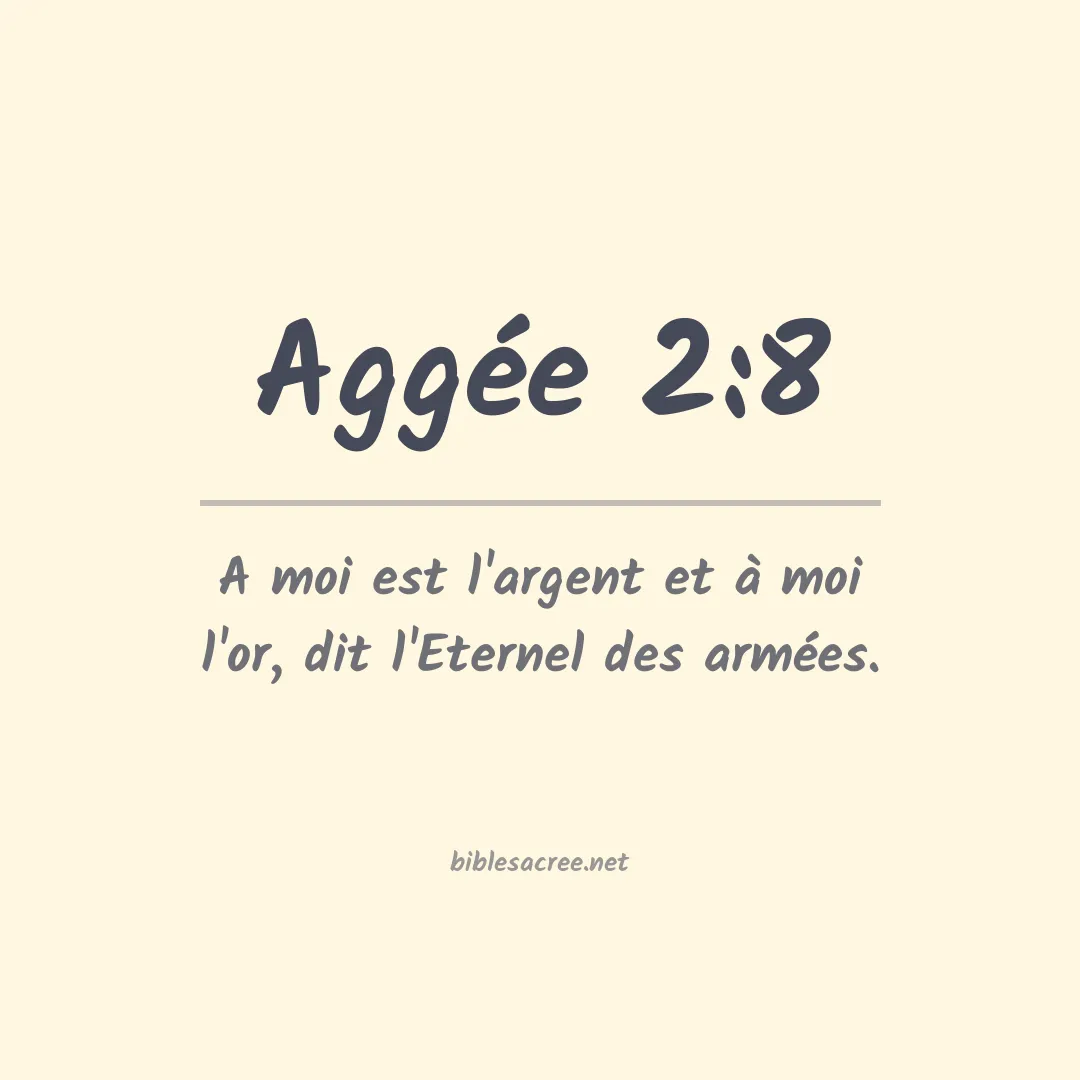 Aggée - 2:8
