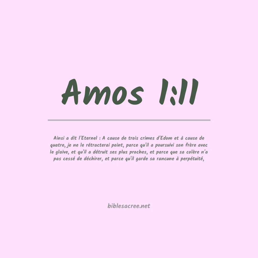 Amos - 1:11