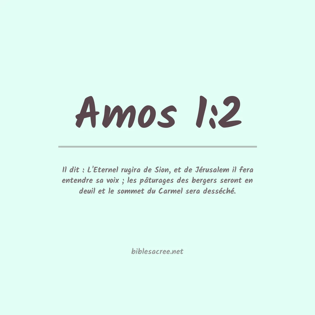 Amos - 1:2