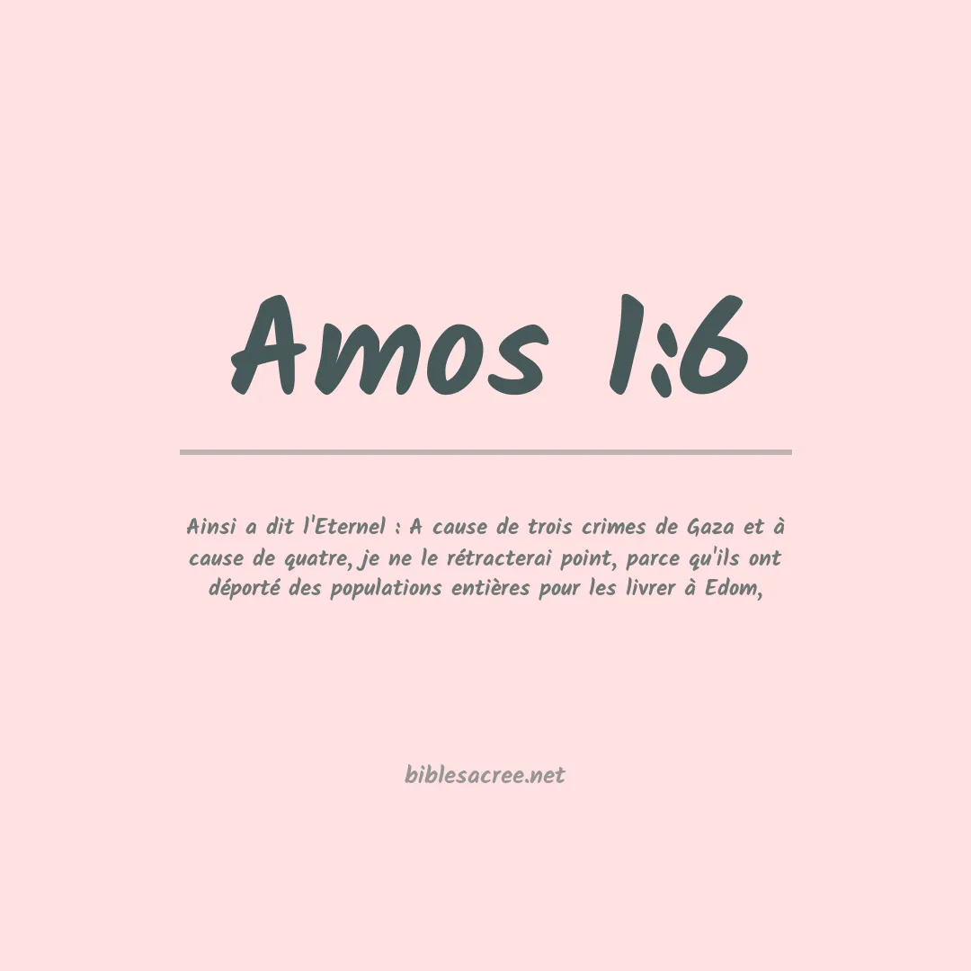 Amos - 1:6