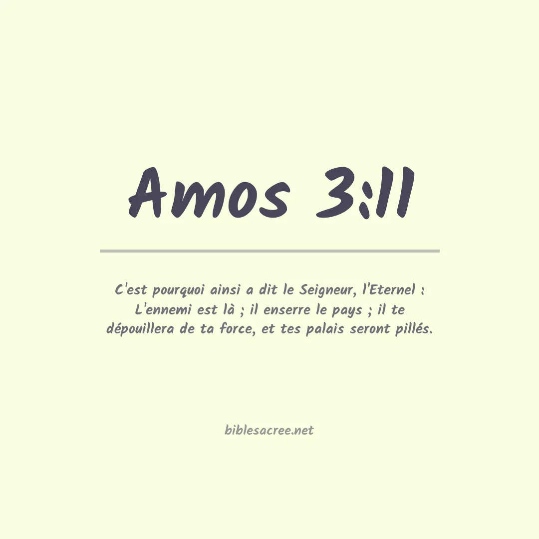 Amos - 3:11