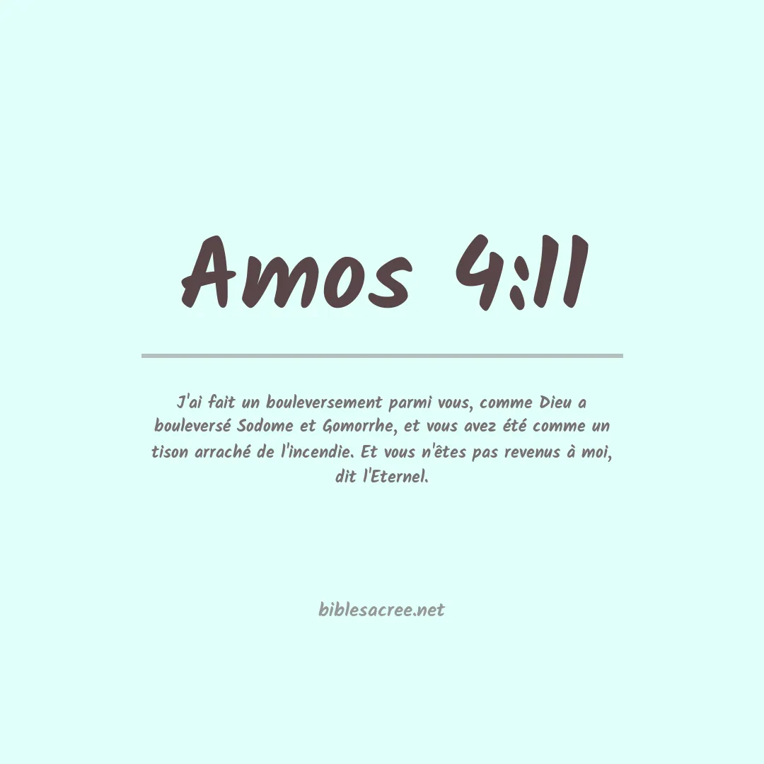 Amos - 4:11