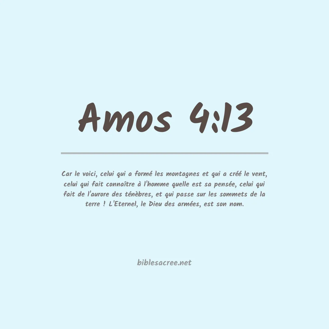 Amos - 4:13