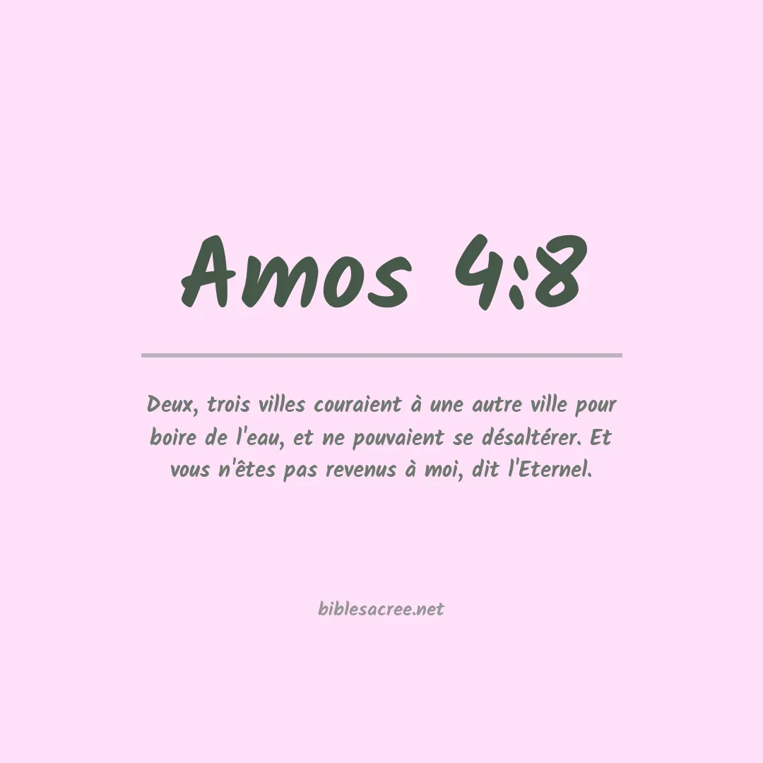 Amos - 4:8