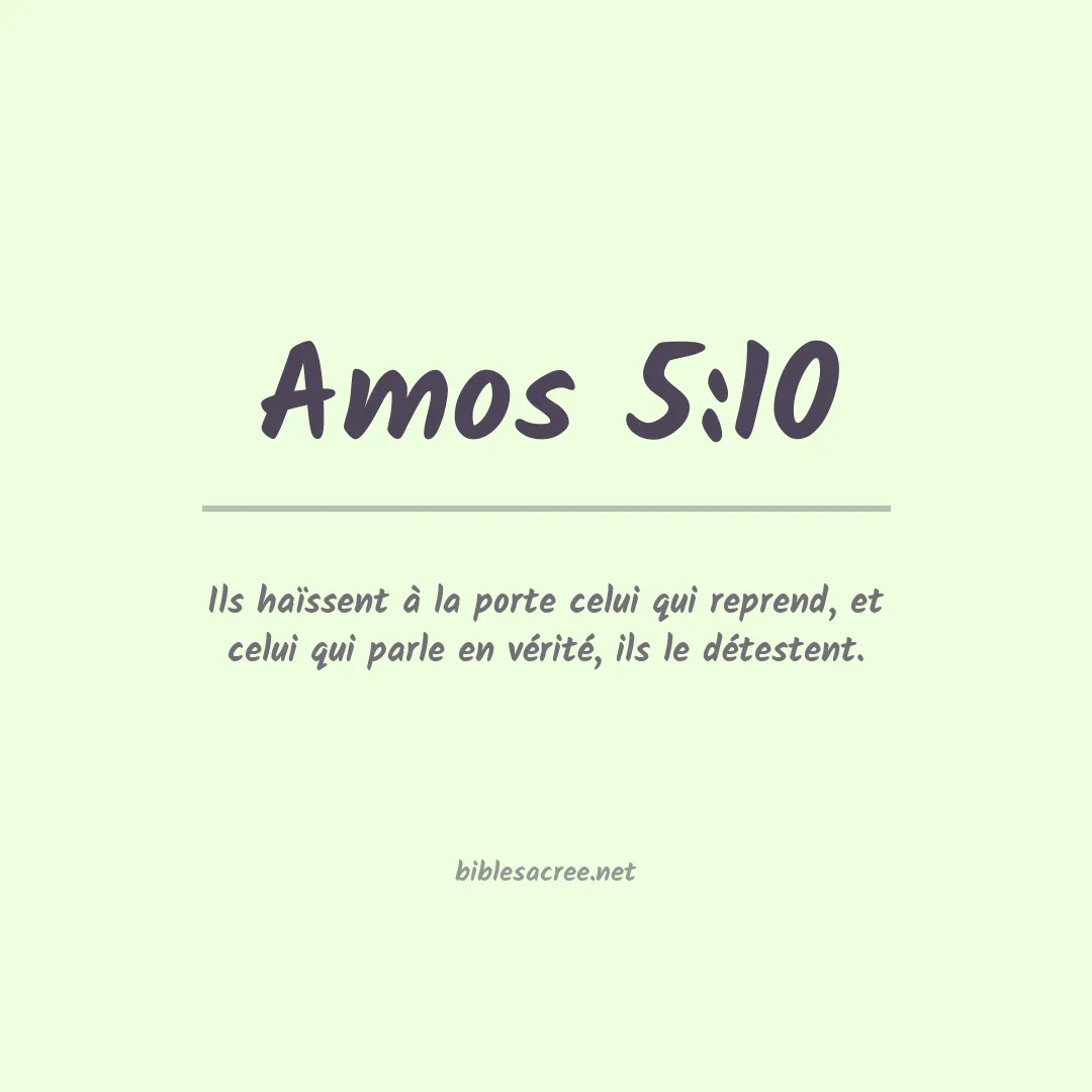 Amos - 5:10