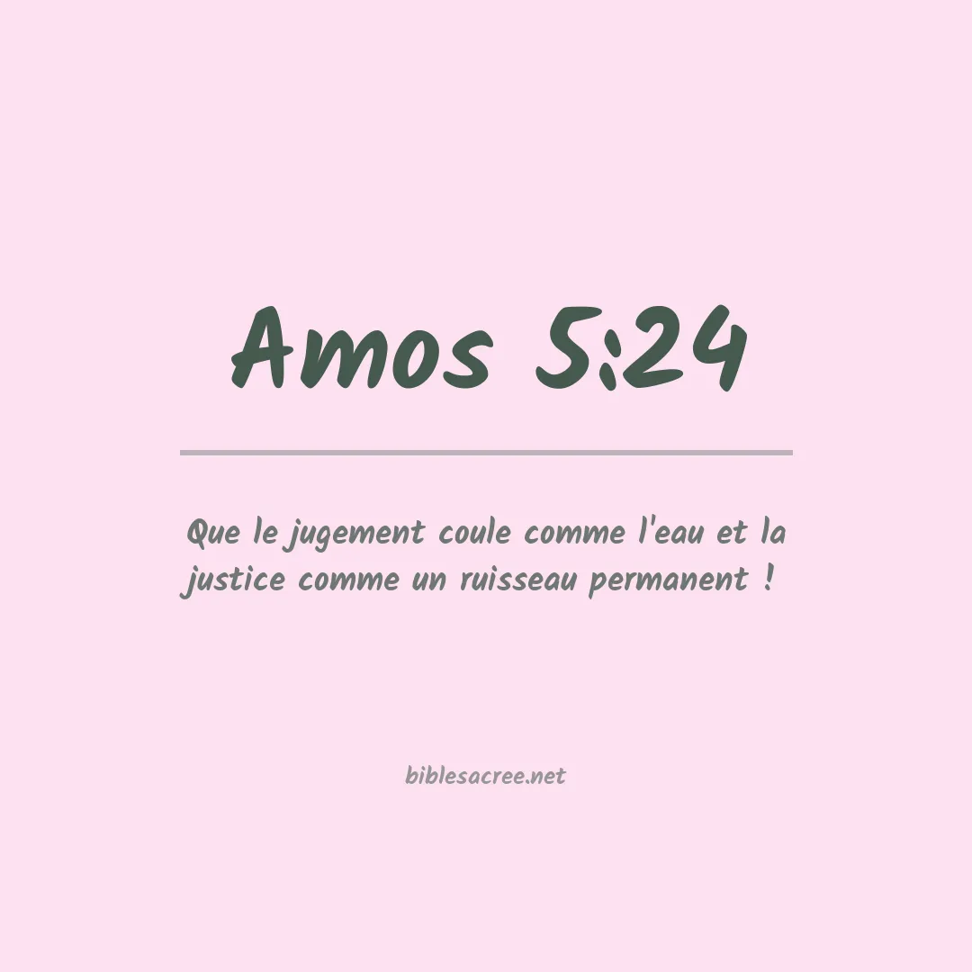 Amos - 5:24