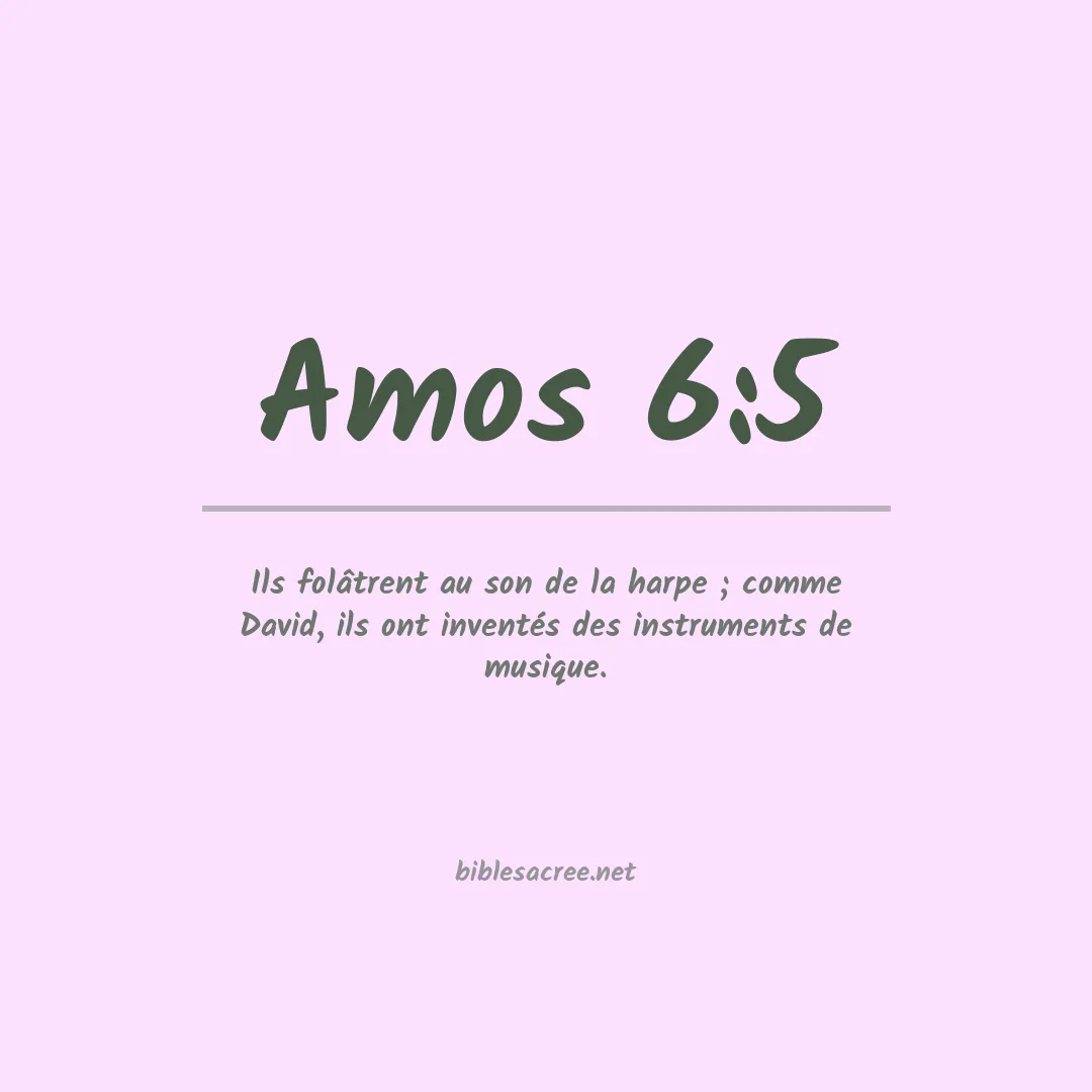 Amos - 6:5