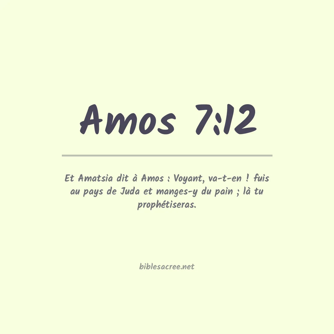 Amos - 7:12
